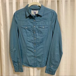 Ashley Denim Wear Blue button down shirt